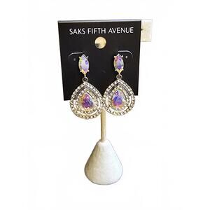 Saks Fifth Avenue Elegant Teardrop Earrings